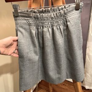 JCrew gray pocketed skirt